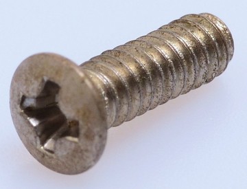 Q-parts 3- or 5-way switch screw, countersunk, set of 2