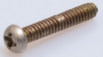 Q-parts Tele bridge pickup height screw, cheese head, set of 3