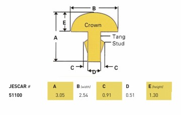 Jescar - 51100 (jumbo, medium height)