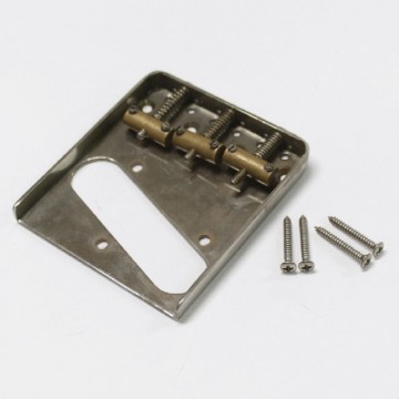 Q-parts Telecaster 1954 bridge, solid brass saddles