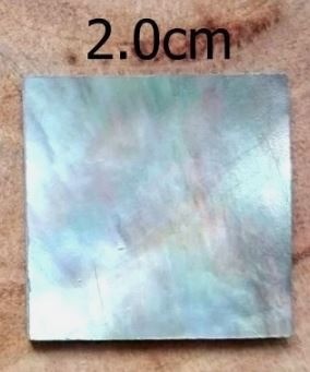 Abalone inlay 2cm