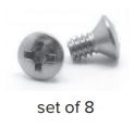 Allparts slide switch mounting screws set of 8