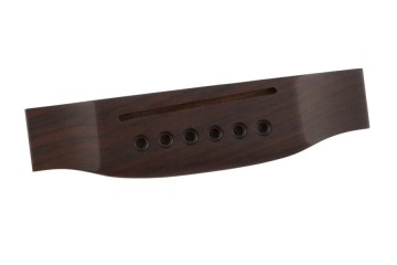 Allparts Martin-style pin bridge, slightly oversized, rosewood