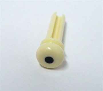 Allparts cream bridge pin for acoustic bass (setje van 4)
