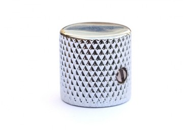 Barrel knob metric chrome