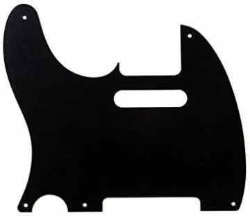 Black tele pickguard 1 ply allparts lh
