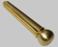 Brass bridge pin, set of 6