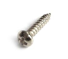 Chrome machine head screw