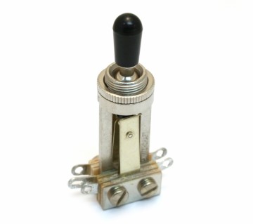 Switchcraft toggle switch, long model, nickel