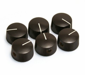 Fender knob set, vintage brown (setje van 6 knoppen)