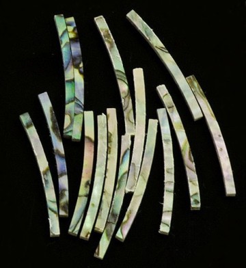 Filet purfling abalone curved 16 x 16 x 25 mm 15pcs
