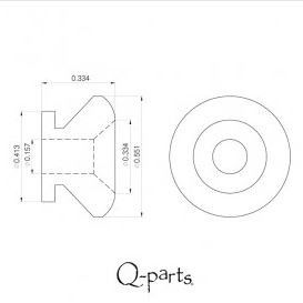 Gibson strapholder size