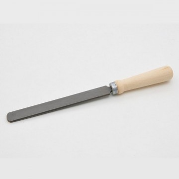 Standard fretfile for medium fretwire, wooden handle