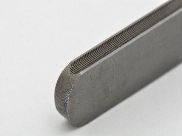 Standard fretfile for medium fretwire, wooden handle