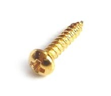 Gold machine head screw 0