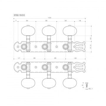 Gotoh 35g 1600 2w dimensions
