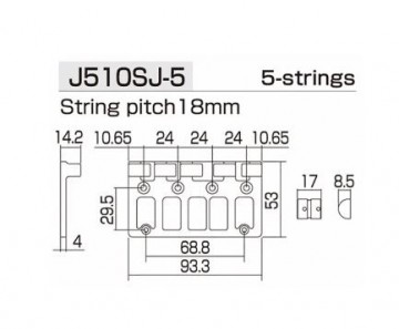 Gotoh j510sj5 size