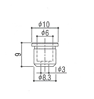 Gotoh string stoppers (Tele / Strat), 8,3 mm, diverse kleuren leverbaar
