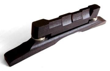 Mandolin bridge nickel ebony