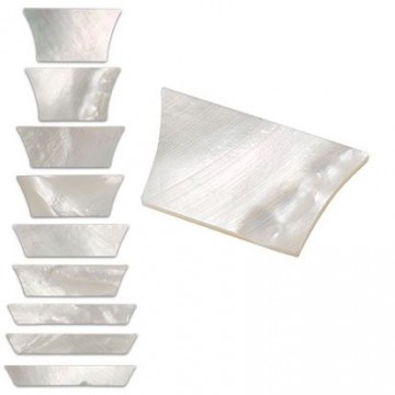 Mother of pearl Les Paul Standard Trapezoid inlay set (9 stuks)