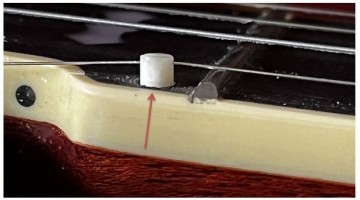 New 5th string nut banjo side