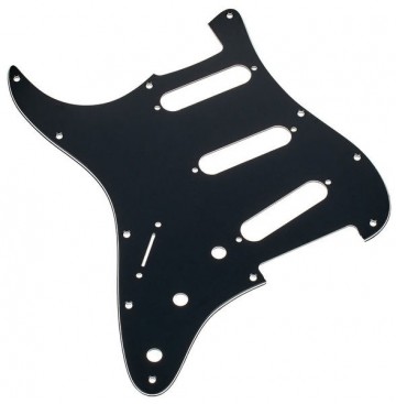 Pickguard strat lh black