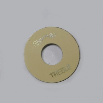 Q-parts Les Paul Toggle Switch plate, Cream