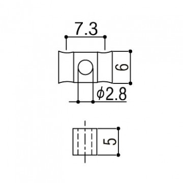 Gotoh string guide RG130, high tube included (D en G snaar)
