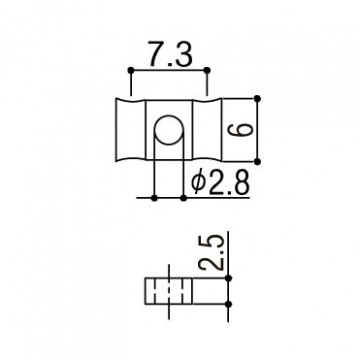 Gotoh string guide RG105, low tube included (B en e snaar)