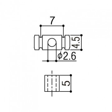 Gotoh string guide RG30, high tube included, diverse kleuren
