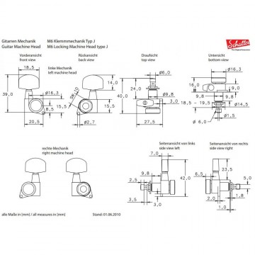 Schaller m6 135 afmetingen