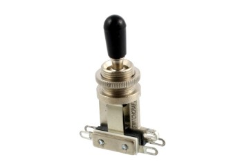 Switchcraft toggle switch, short model, nickel
