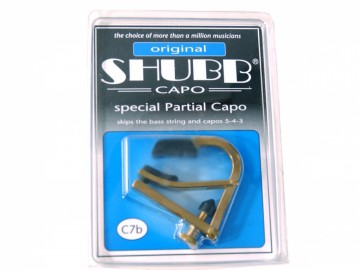 Shubb C7b - Partial capo voor de staalsnarige gitaar