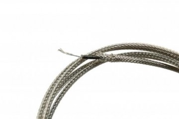 Allparts cloth covered wire with braided shield, 1 meter (Gibson style)