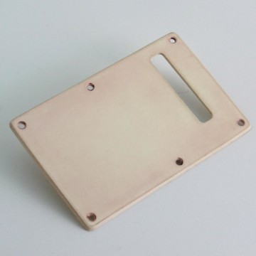 Q-parts Stratocaster backplate, antique white, 1-ply