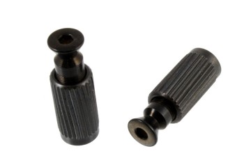Tremolo studs and bushings, black, set of 2
