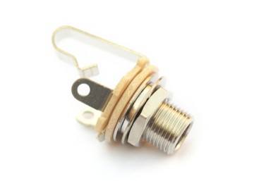 Switchcraft output jack (made in USA), mono XL (extra lang)