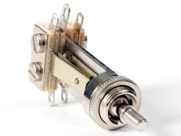 Switchcraft toggle switch, long model, nickel