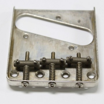Q-parts Telecaster 1958 bridge with treaded saddles