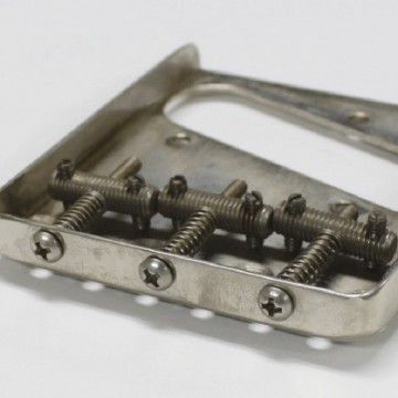 Q-parts Telecaster 1958 bridge with treaded saddles