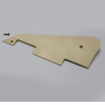 Q-parts Les Paul pickguard, cream, inclusief bracket