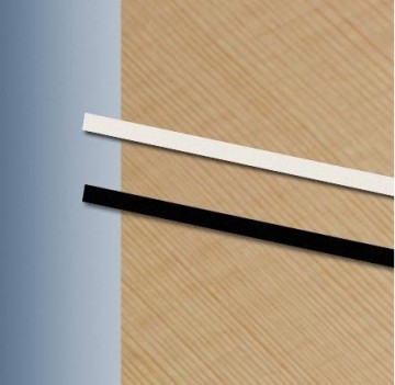 Binding van esdoorn hout (zwart of naturel)