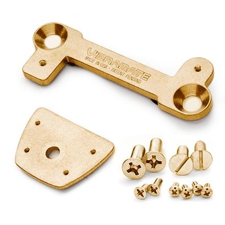 Vibramate V7-LP mounting kit - gold - Bigsby tremolo's en